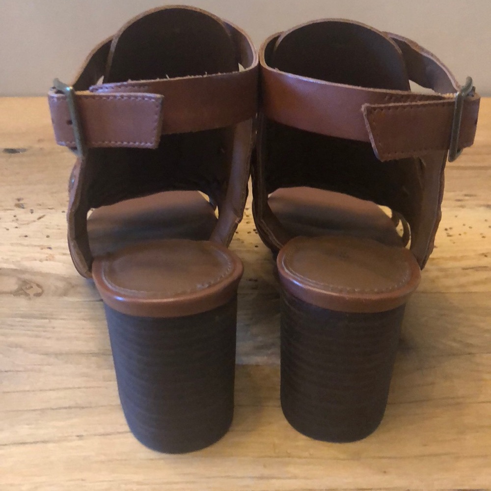 Very Volatile Vertical Block Heel Open Toe Sandal - image 5